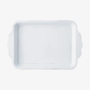 Juliska | Berry & Thread Melamine 24" Tray - Whitewash