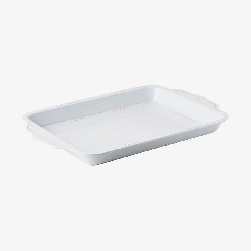 Juliska | Berry & Thread Melamine 24" Tray - Whitewash