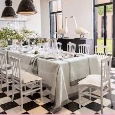 Le Jacquard Franais | vasion Cleste Tablecloth