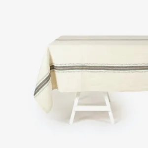 Libeco | Gypsum Tablecloth Stripe