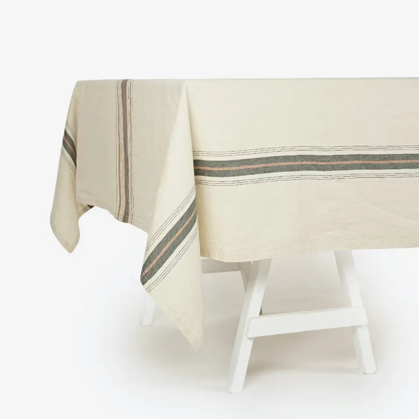 Libeco | Gypsum Tablecloth Stripe