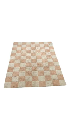Lorena Canals Kitchen Tiles Washable Rug, 4' X 5'3", Rose