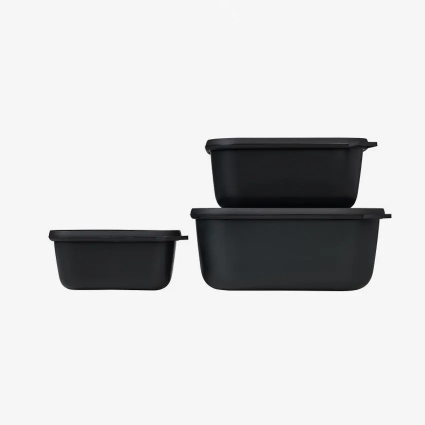 Mepal | Cirqula Multi-Bowl 3PC/ST Rect Deep (750 1500 3000)