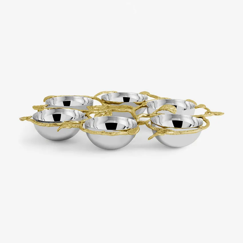 Michael Aram | Botanical Leaf Gold Seder Plate