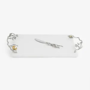 Michael Aram | Pomegranate Cheeseboard & Spreader - Silver & Gold