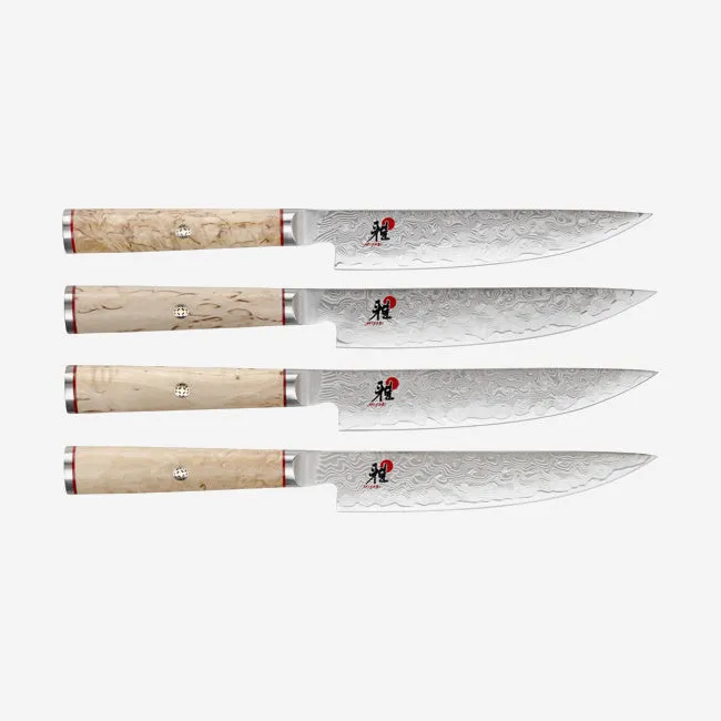 Miyabi | Birchwood 4Pc Steak Knife Set