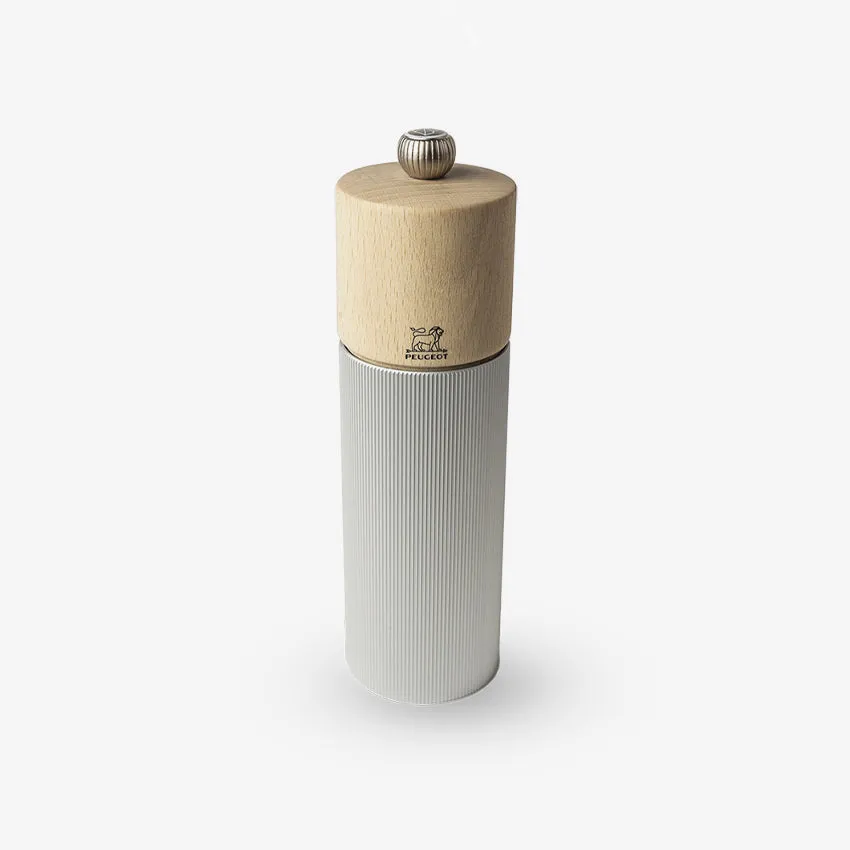 Peugeot | Line Aluminum & Beechwood Salt Mill