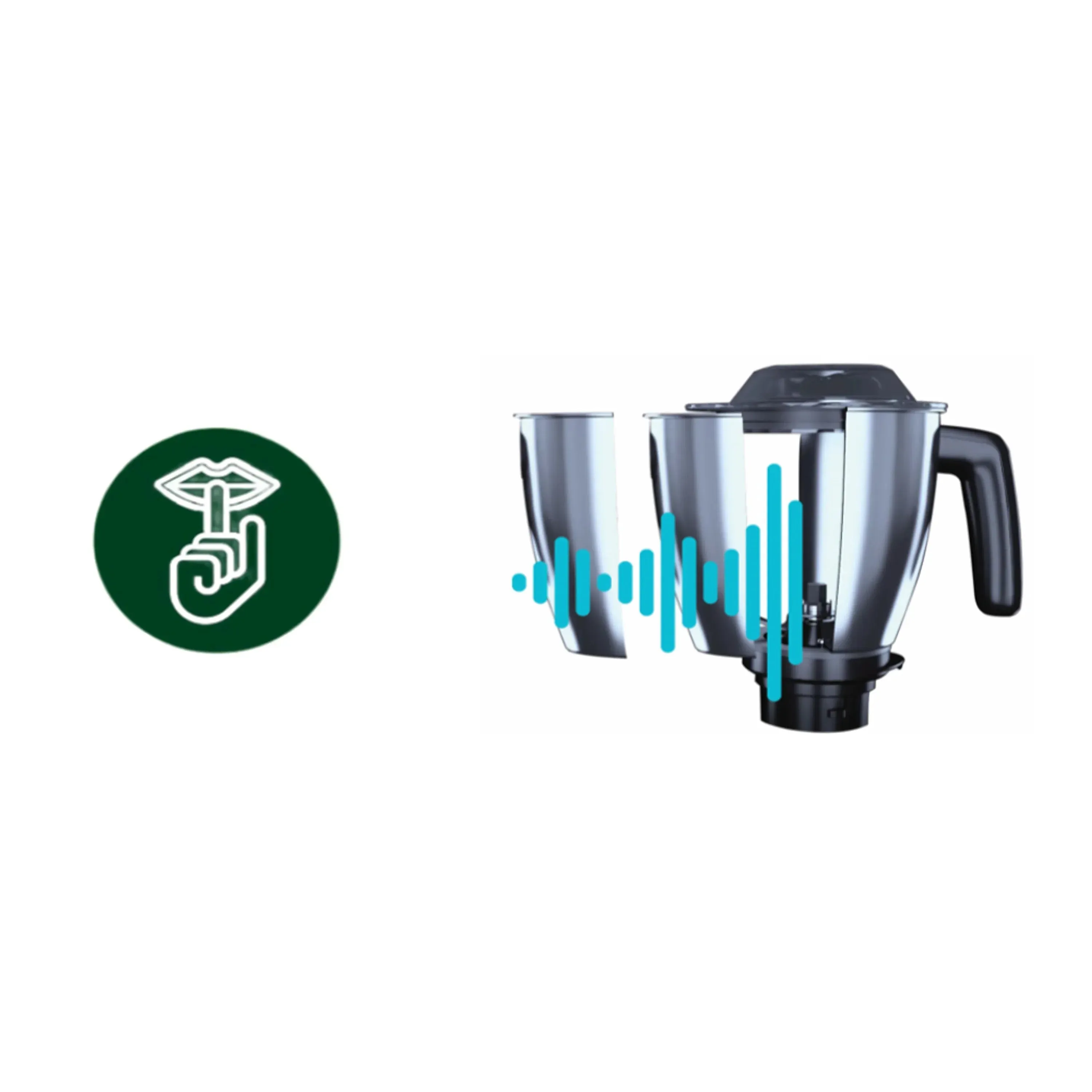 Philips 1000 Watt 4 Jars Black Mixer Grinder with 5 Preset Modes - HL7778/00