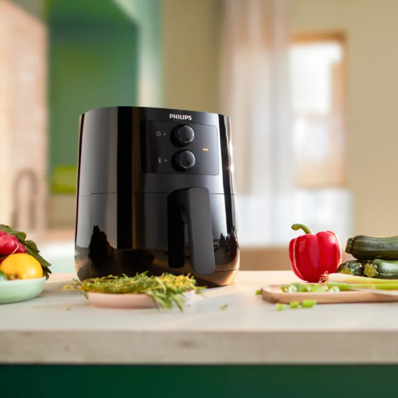 Philips Analog 4.1 Ltr Airfryer with Rapid Air Technology - HD9200/90