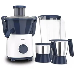 Philips Daily Collection Juicer Mixer Grinder with 3 jars 500 Watts - HL7568/00