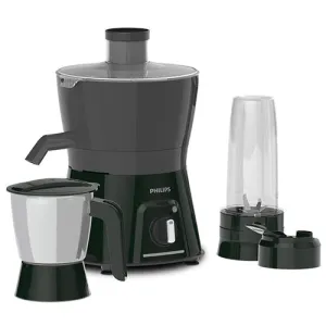 Philips Juicer Mixer Grinder 3 Jar 600 Watt with Blend and Carry - HL7579/00