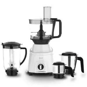 Philips Mixer Grinder with Food Processor Jar 750 Watt White - HL7763/00