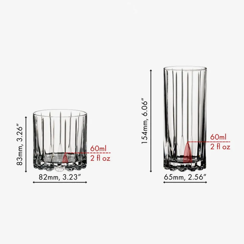 Riedel | Rocks and Highball - Set of 8