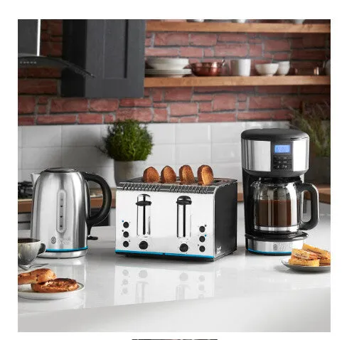 Russell Hobbs Buckingham electric kettle 1.7 L 3000 W Black, Stainless steel