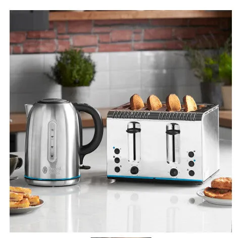 Russell Hobbs Buckingham electric kettle 1.7 L 3000 W Black, Stainless steel