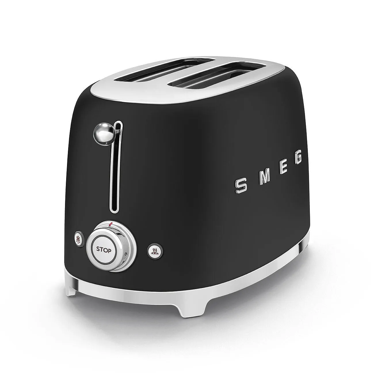 Smeg TSF01BLMUK toaster 6 2 slice(s) 950 W Black, Stainless steel