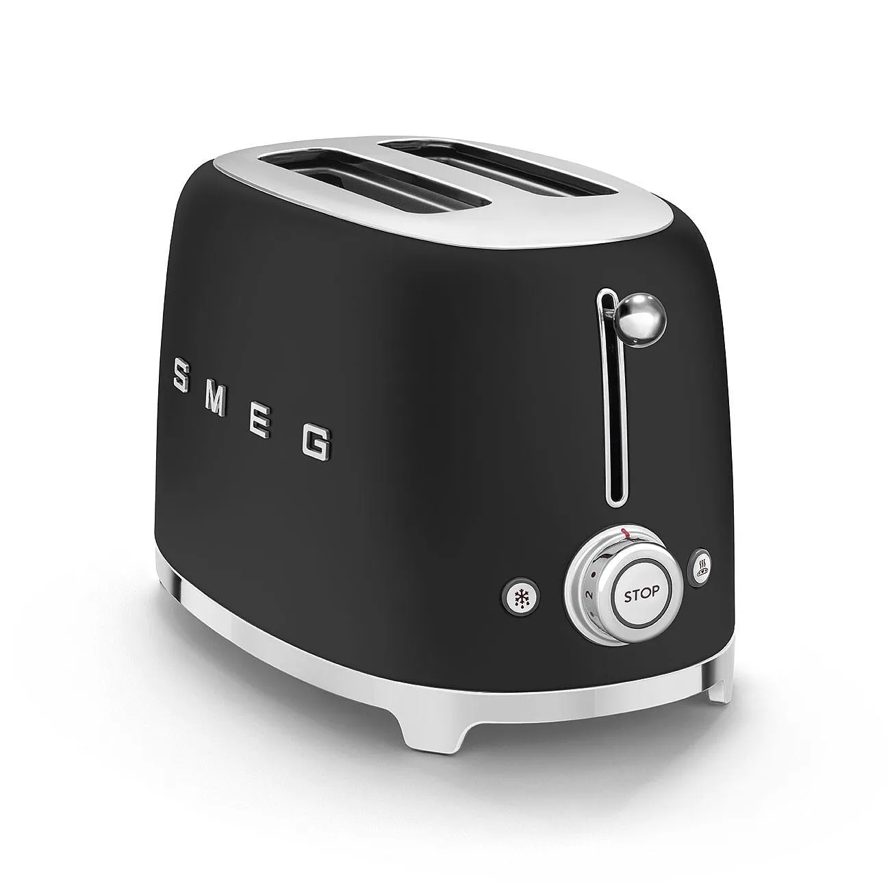 Smeg TSF01BLMUK toaster 6 2 slice(s) 950 W Black, Stainless steel