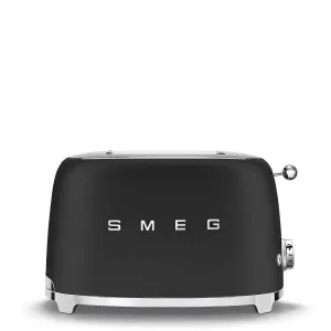 Smeg TSF01BLMUK toaster 6 2 slice(s) 950 W Black, Stainless steel