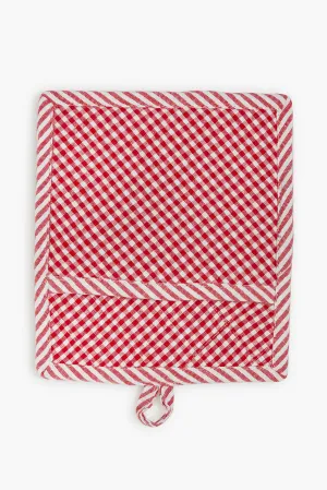 Tango Red Chef Stripe Potholder