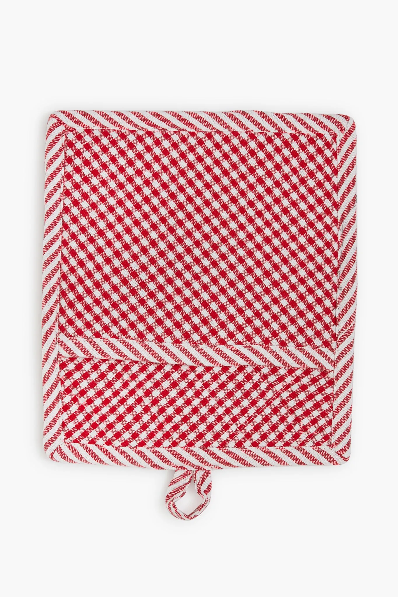 Tango Red Chef Stripe Potholder